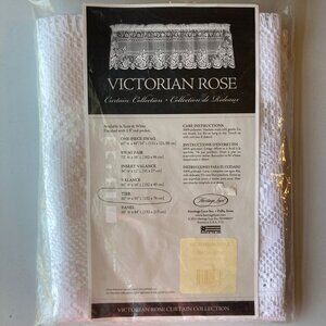 1 Tier Valance by Herritage Lace (Victorian Rose)